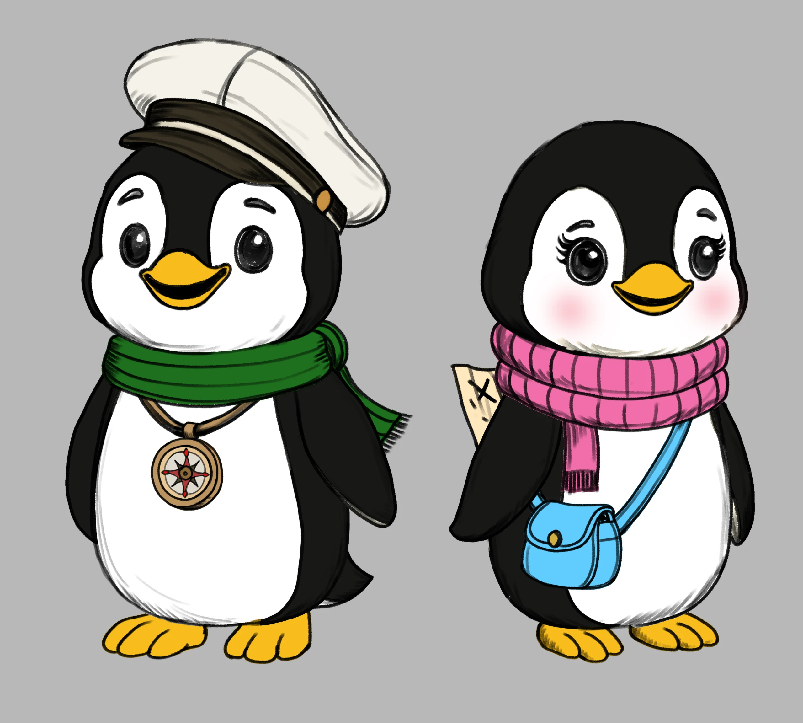 Fred and Alice....Two lovable, best friends, and adventurous Penguins